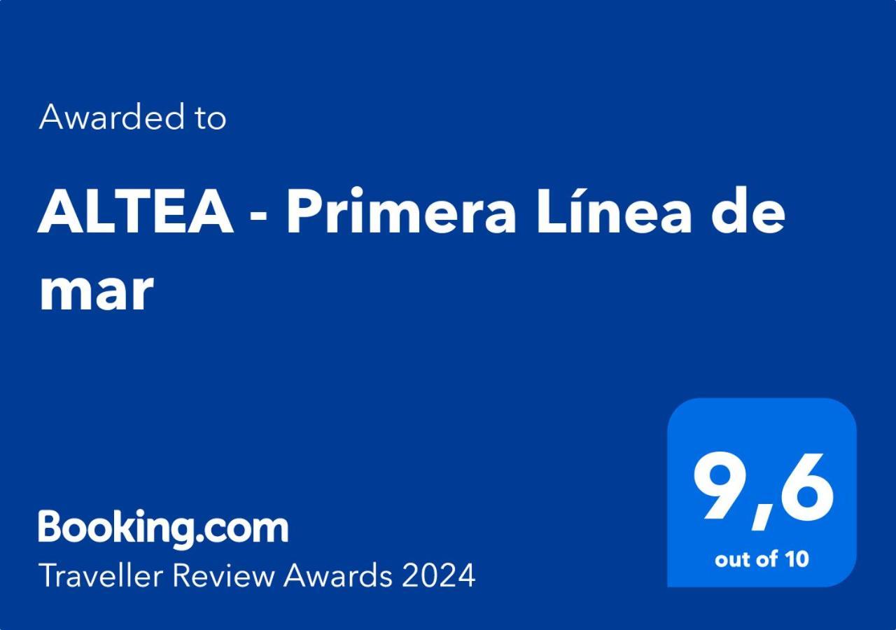 Altea - Primera Linea De Mar Apartment Екстериор снимка